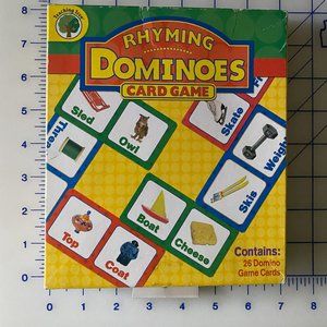 RHYMING DOMINOES Card Game - 2-4 players